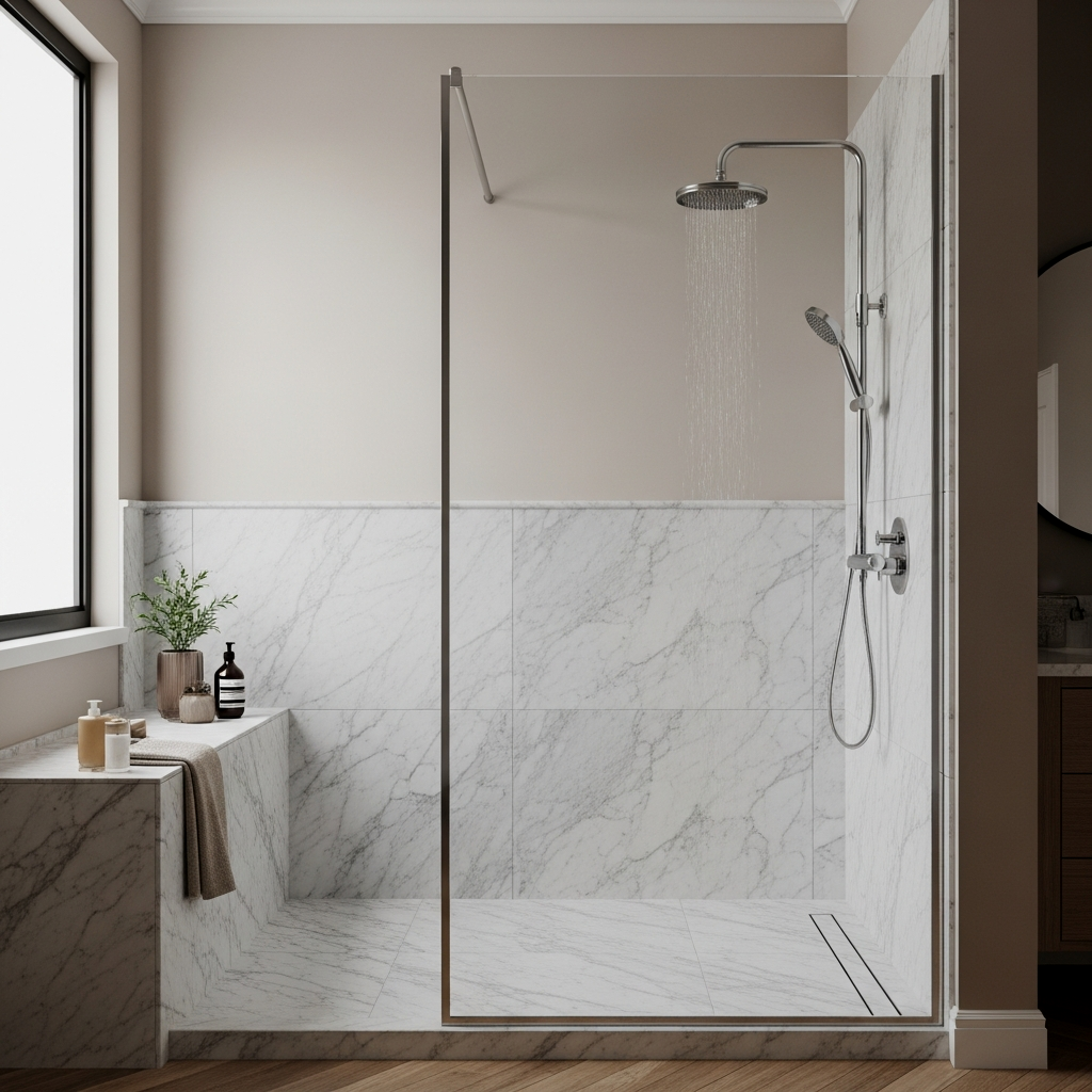 The Seamless Curbless Wet Room