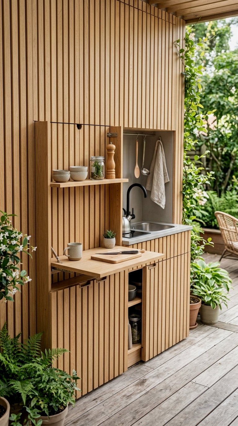 The Slat-Wall Prep Hidden Storage