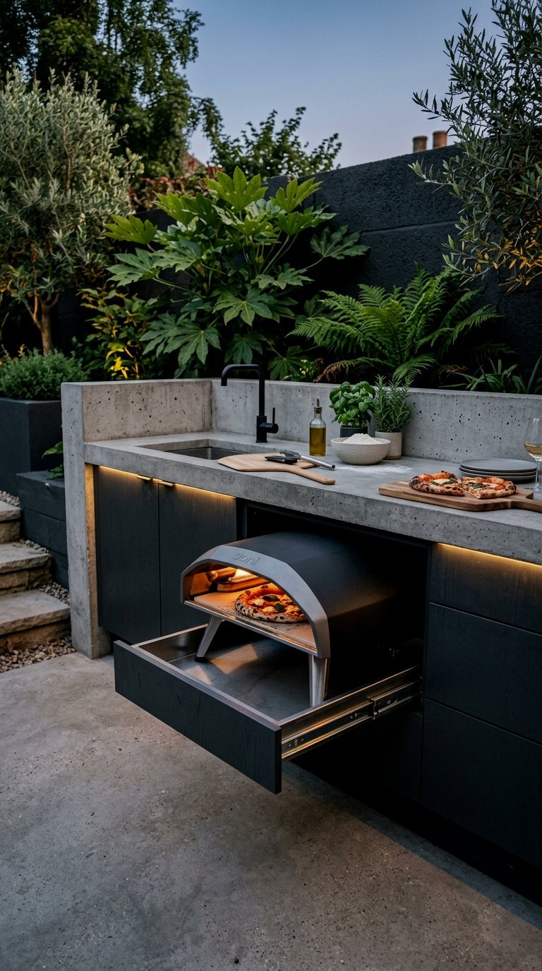The Stealth Pull-Out Pizza Oven