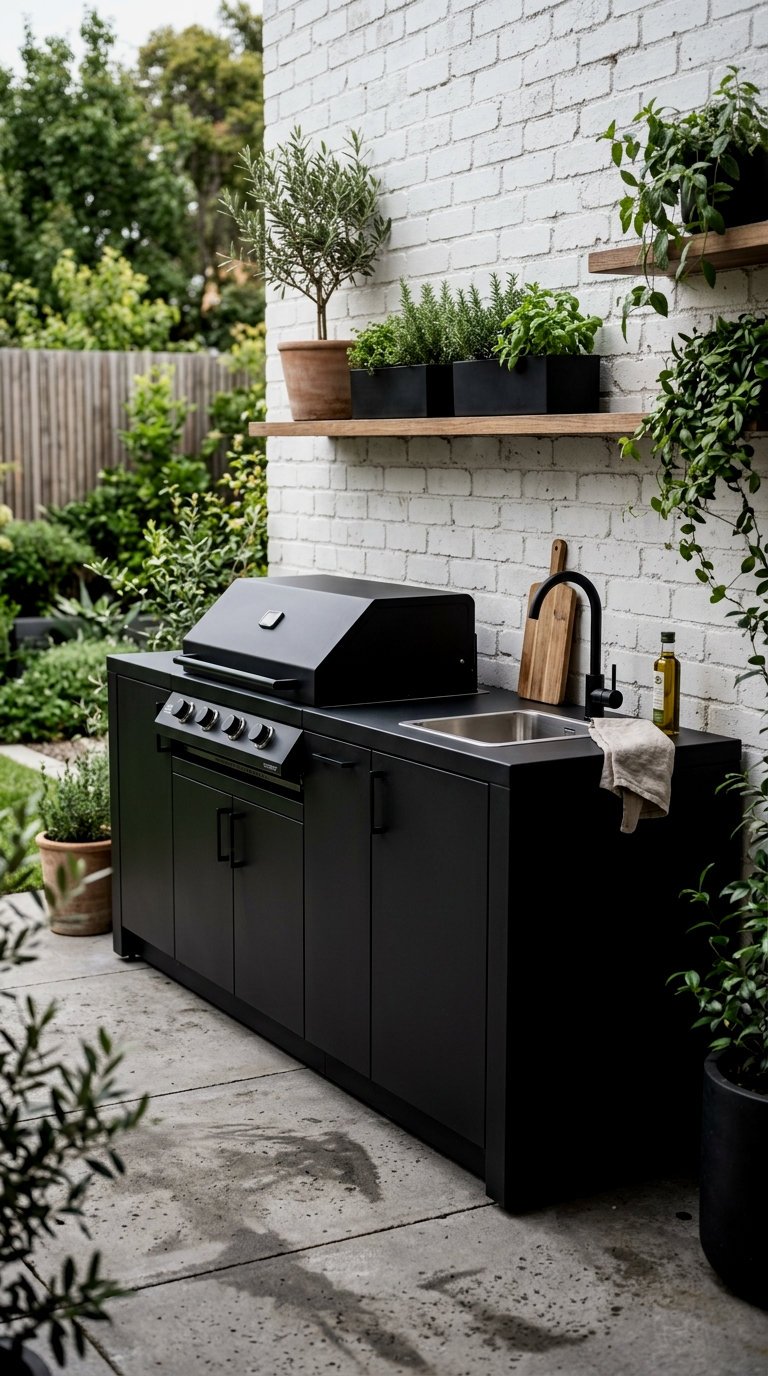 The Monolithic Black Steel Grill
