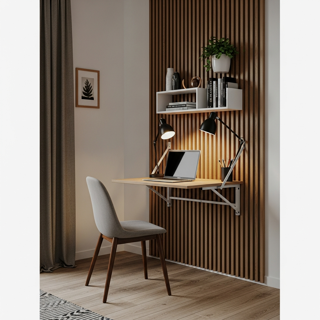 Retractable Desks for Micro Living