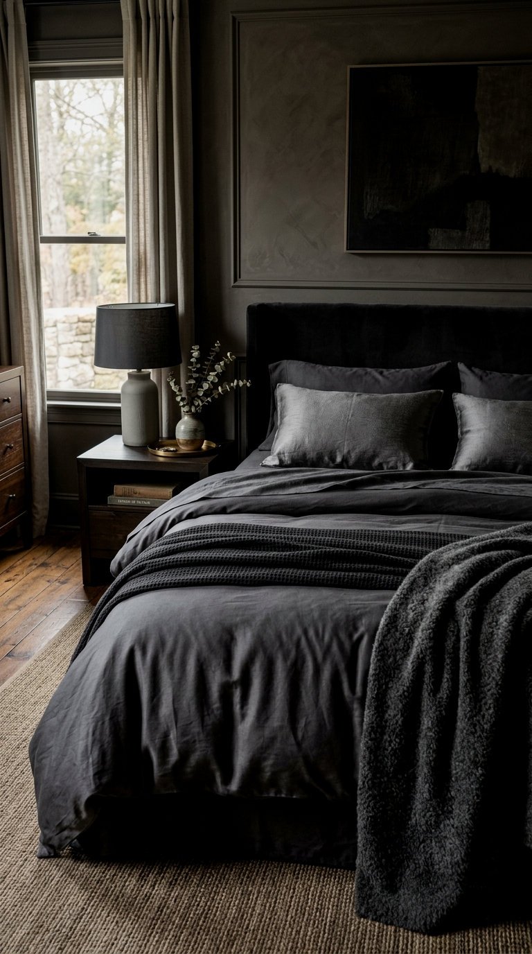 Layered Luxury Bedding with Weighted Silk