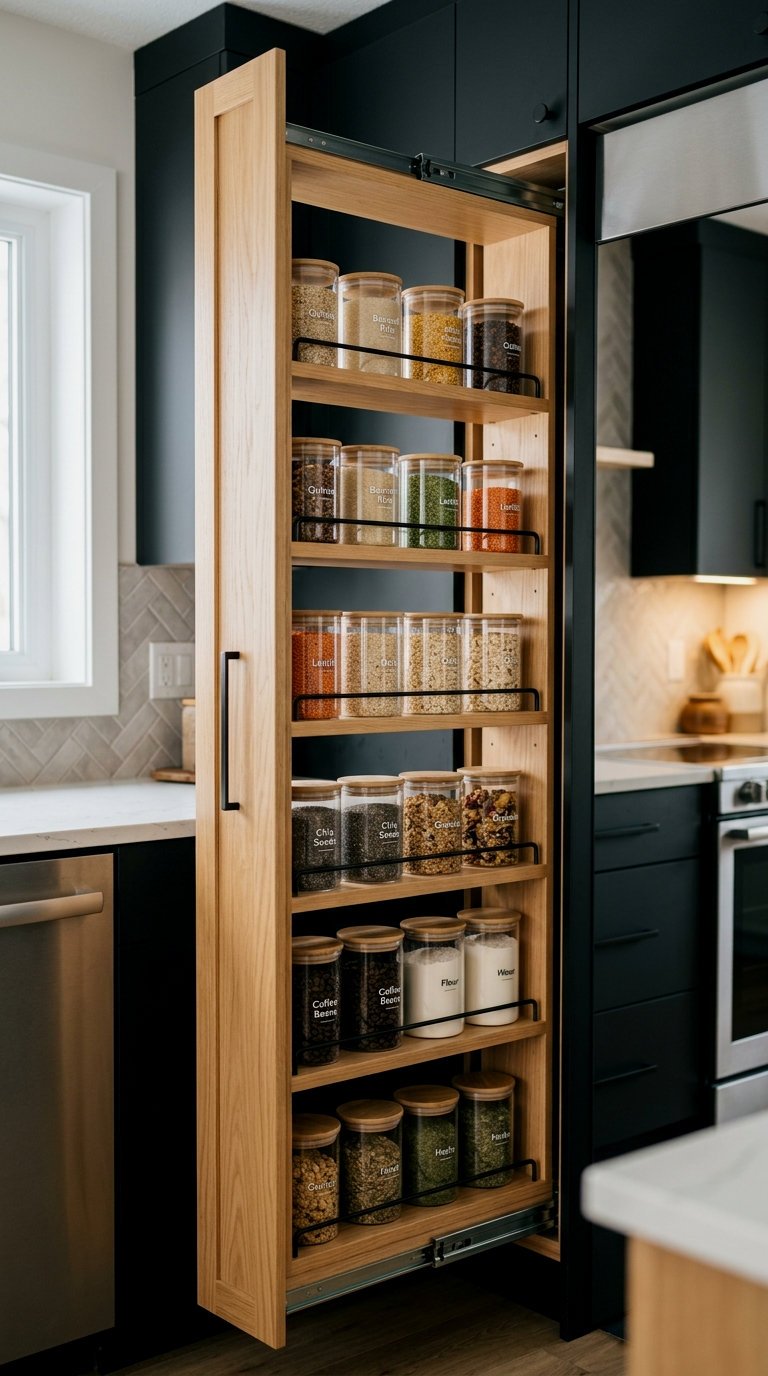 The Hidden Pull-Out Pantry