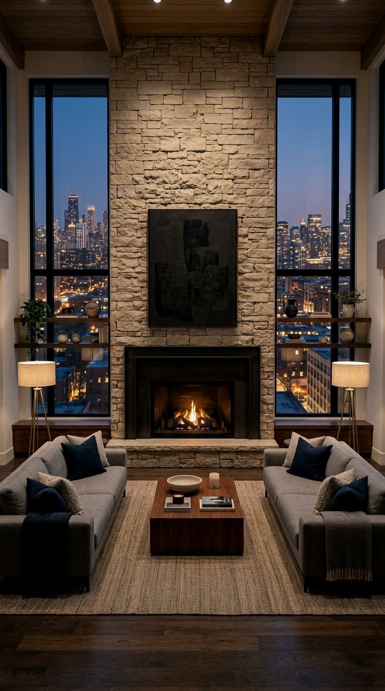 Symmetry and Linear Furniture