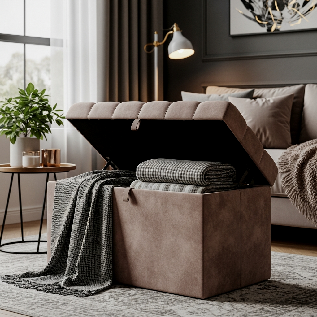 Hidden Ottoman Storage Solutions