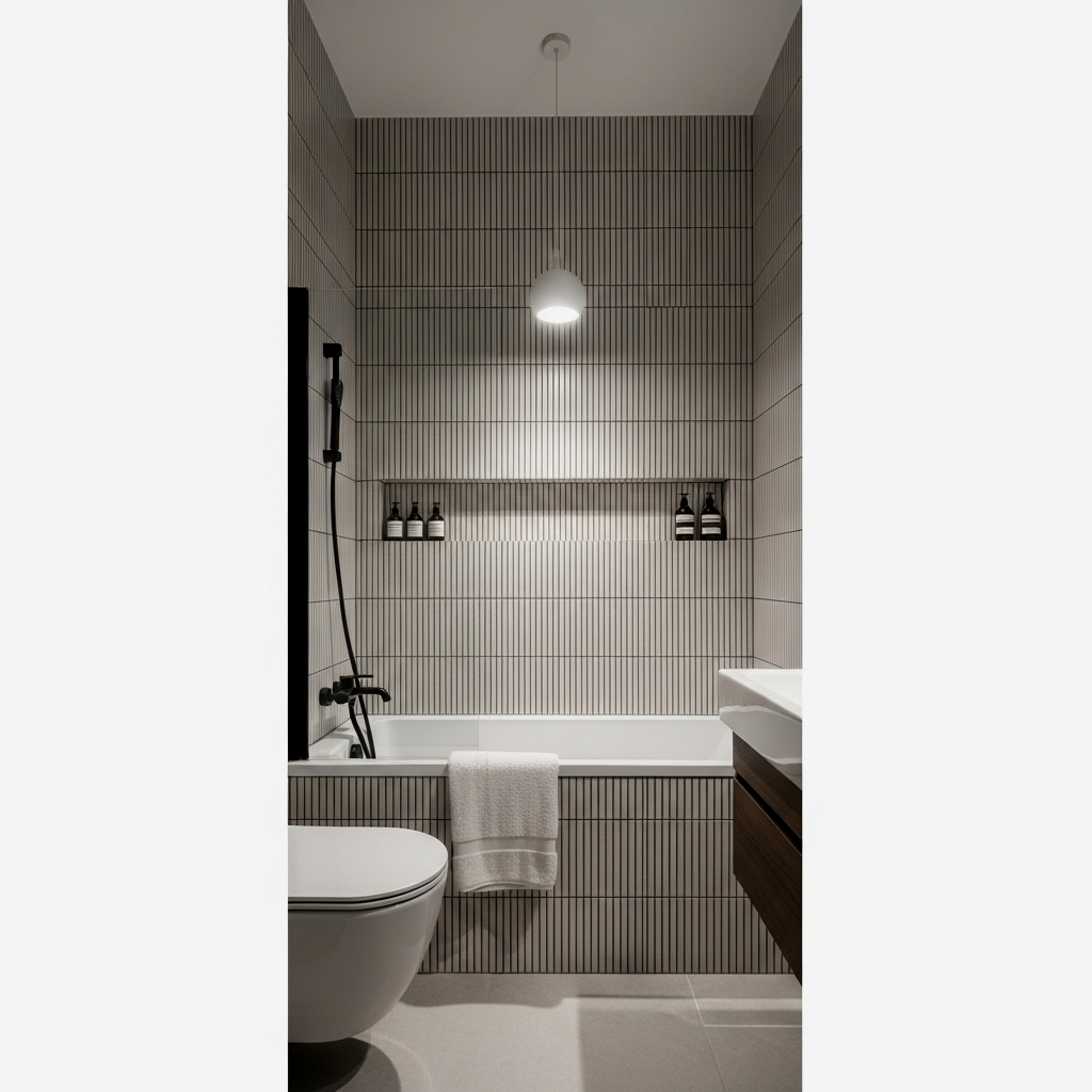 Vertical Tile Patterns for Ceiling Height