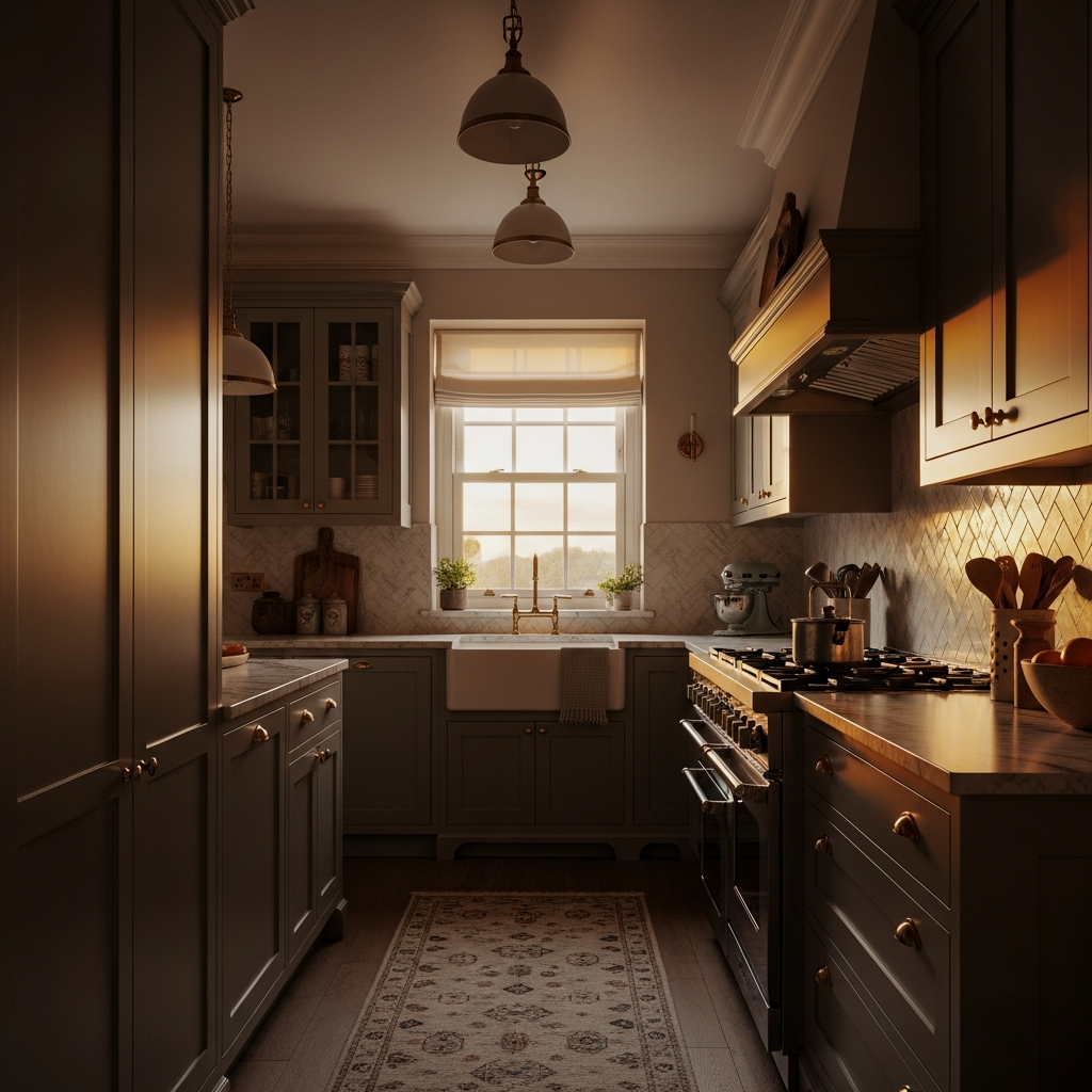 Sunset Hues: The 'Setting Plaster' Glow