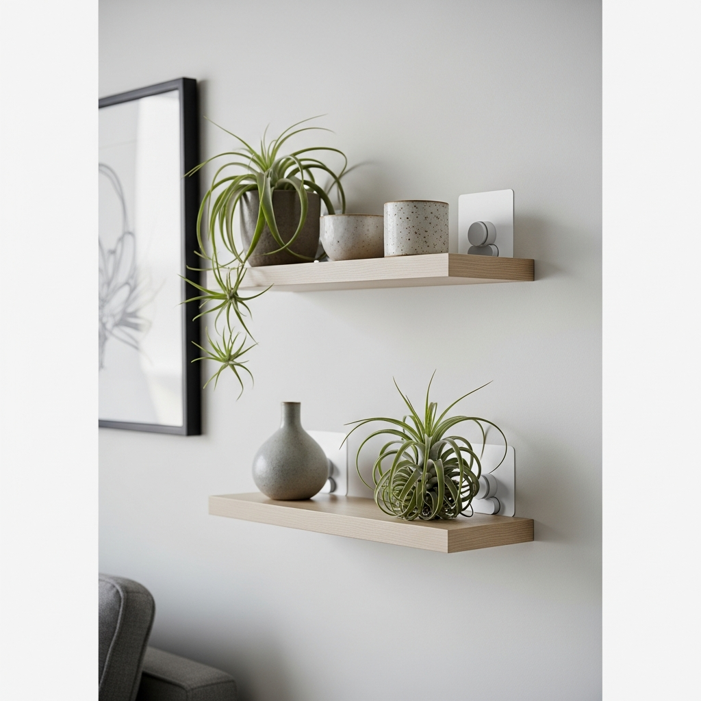 Adhesive Floating Shelves