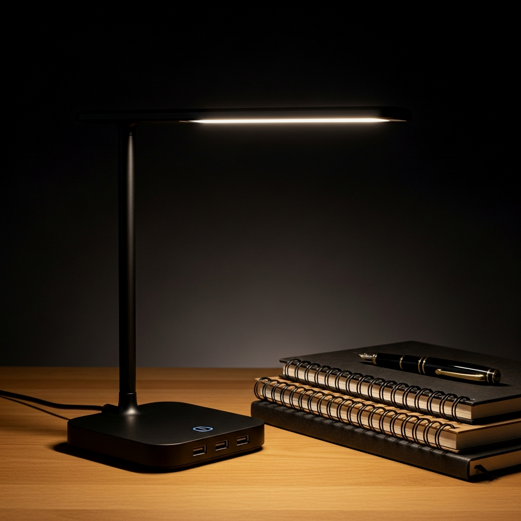 Smart Lighting: USB Charging Desk Lamp