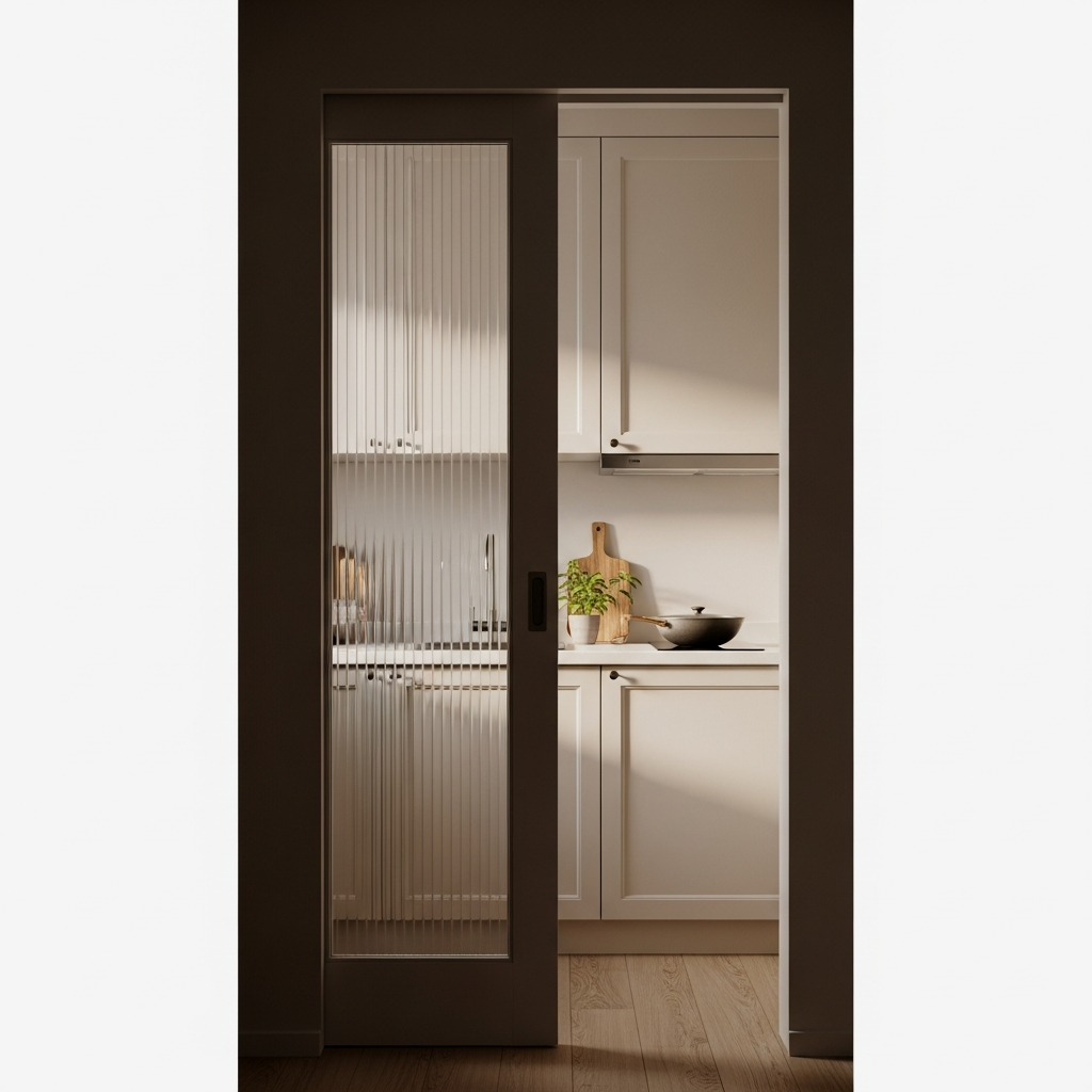 Frosted Pocket Door Serenity