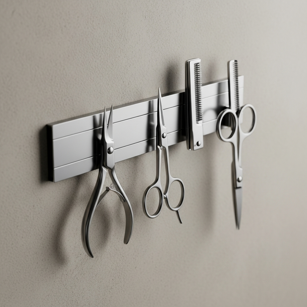 Magnetic Strips for Grooming Tools