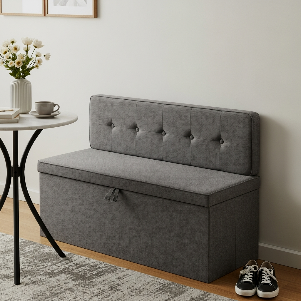 The Storage Bench as a Dining Settee