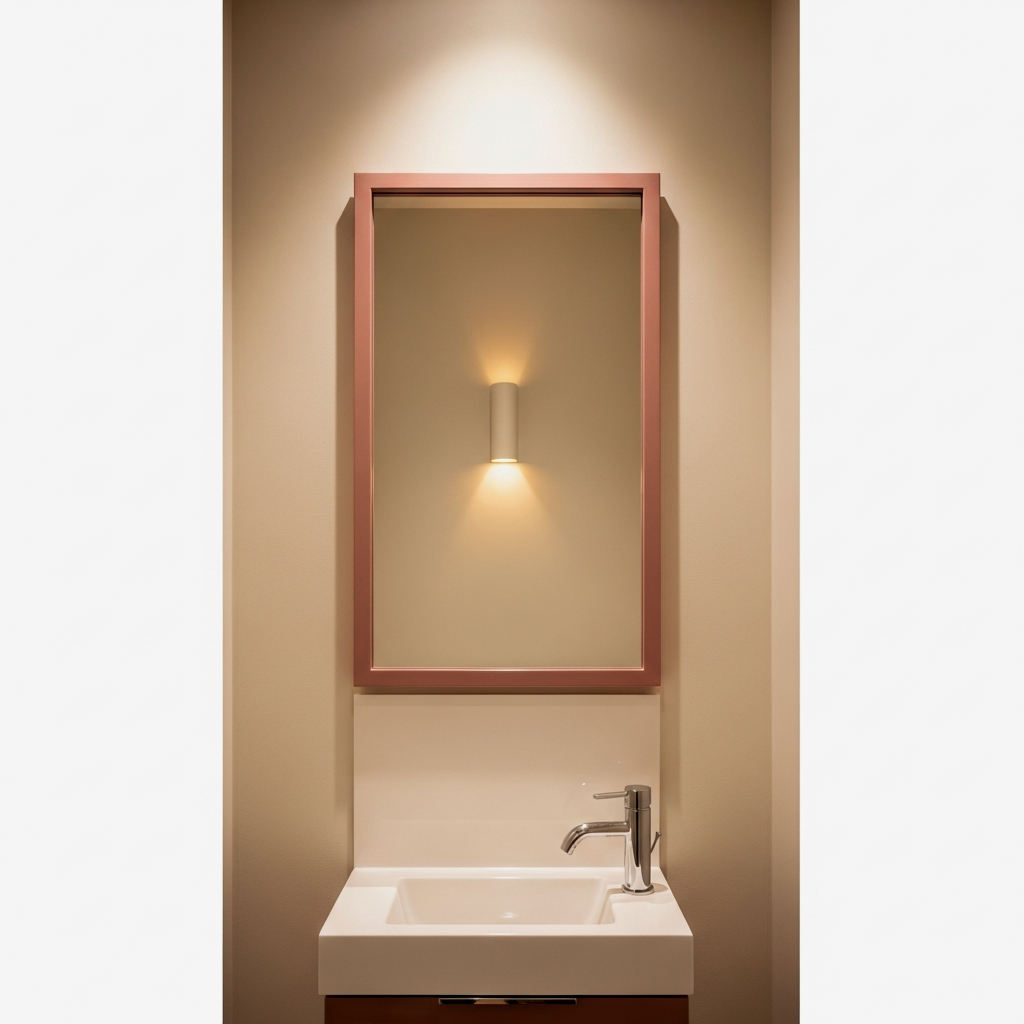 Dusty Rose Mirror Frame