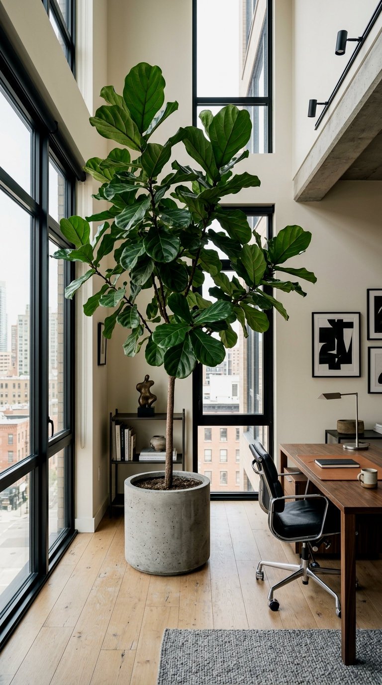 Statement Indoor Fiddle-Leaf Fig