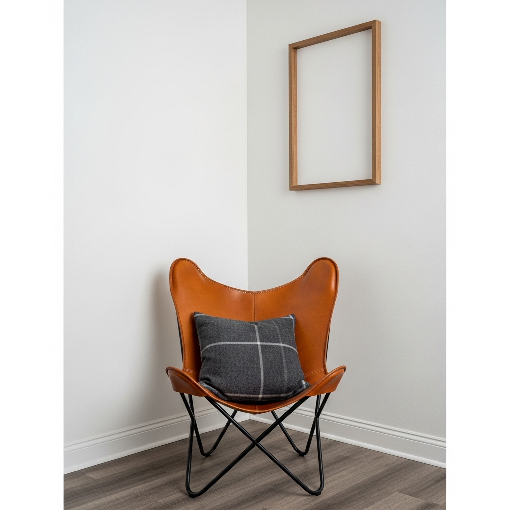 Cognac Leather Accents