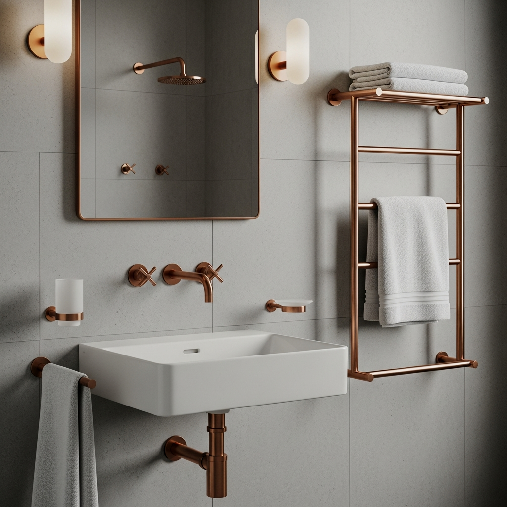 Warm Copper Fixtures