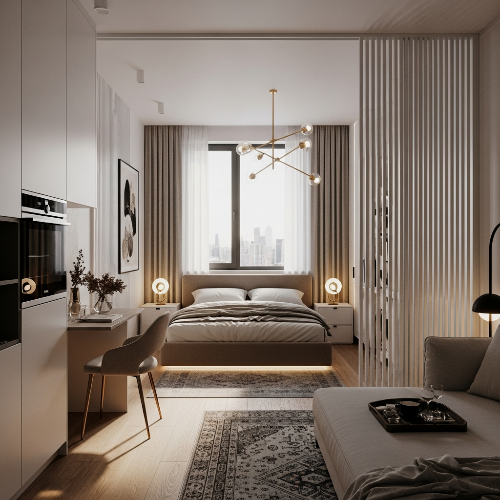 Zoning Your Space: 400 to 500 Sq Ft Studio Apartment Ideas