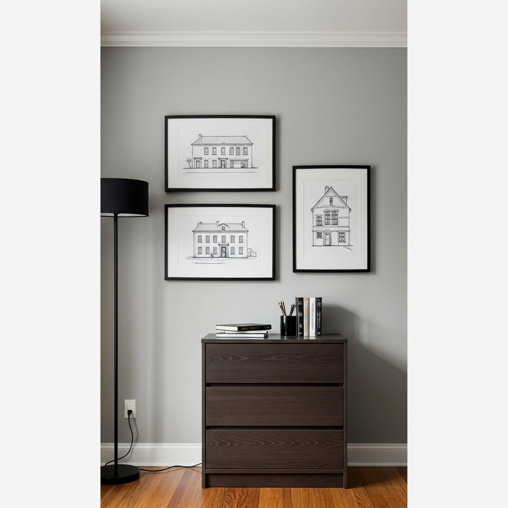 The Neutral Palette: Stonington Gray Walls