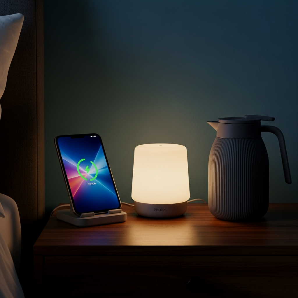 The Tech-Forward Bedside Table