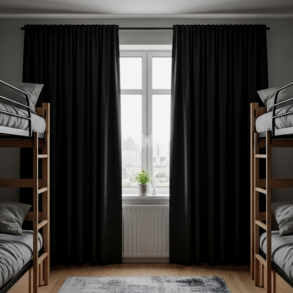 Acoustic Comfort: Heavy Fabric Window Treatments