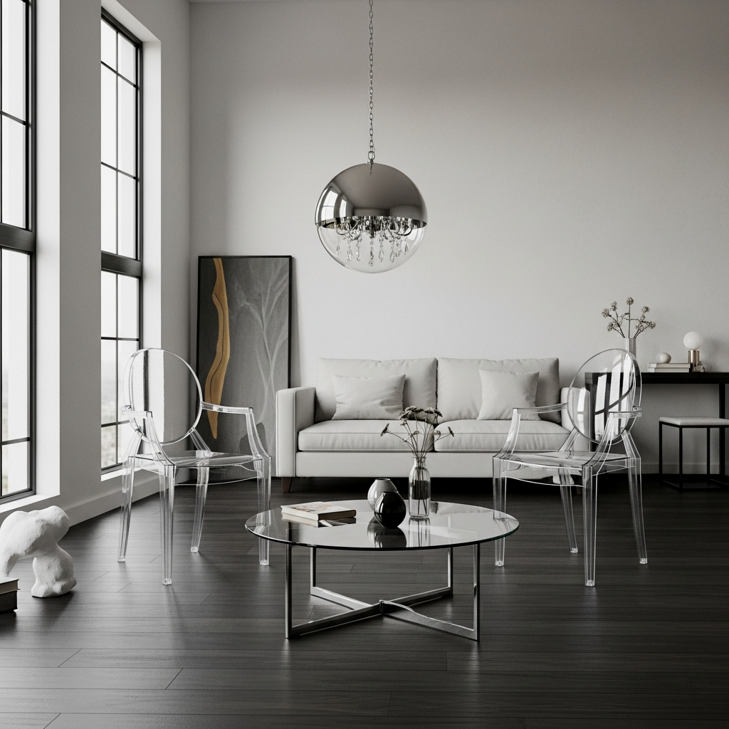 Obsessed with Lucite: The Invisible Furniture Trick
