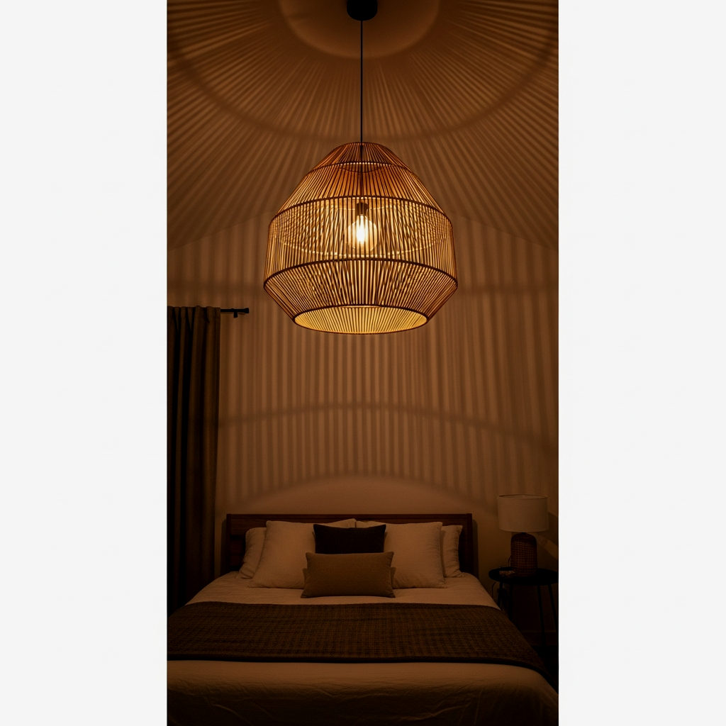 Oversized Rattan Pendant Lighting
