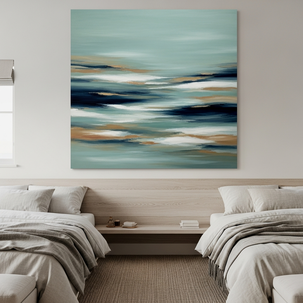Abstract Ocean-Inspired Fine Art