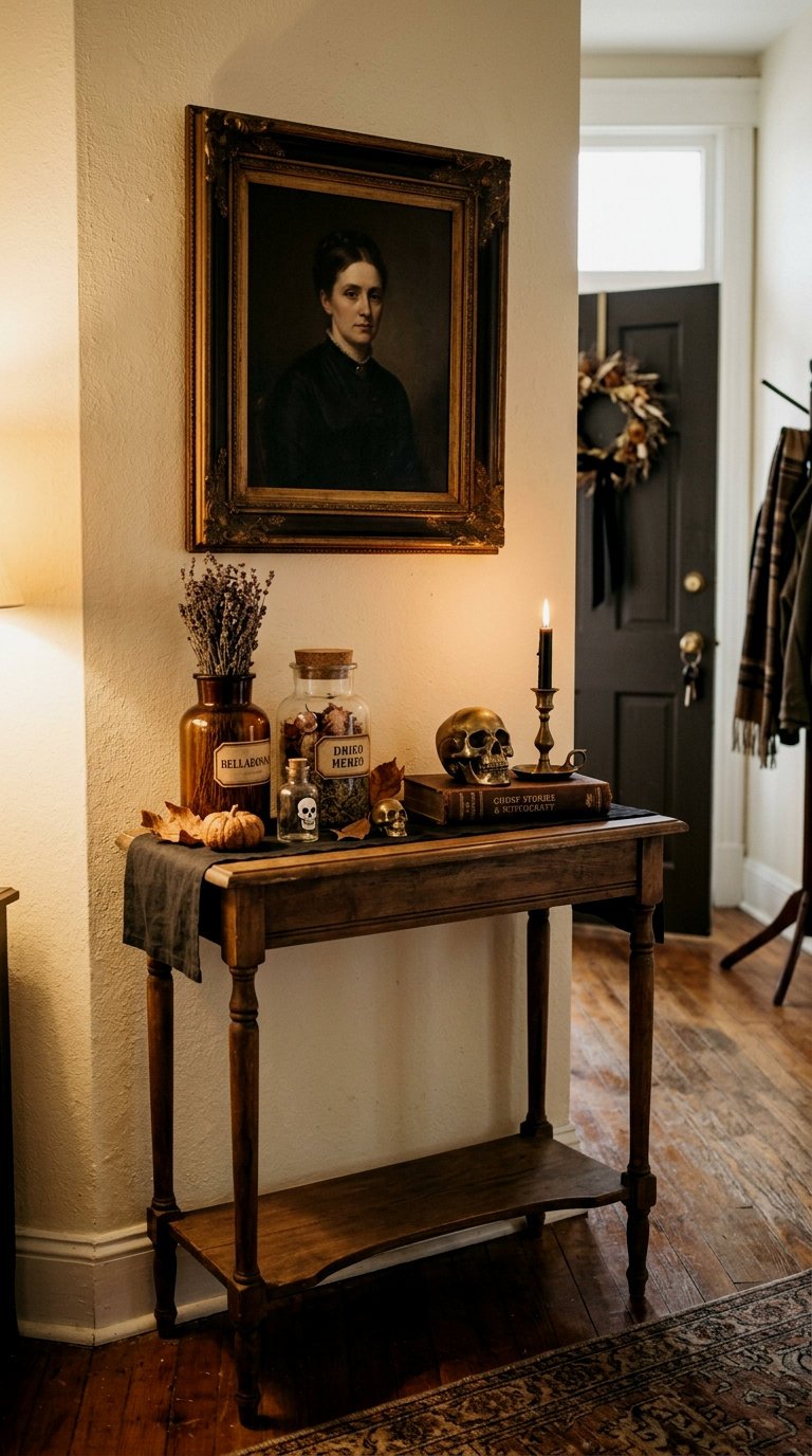 Victorian Apothecary Entryway Table