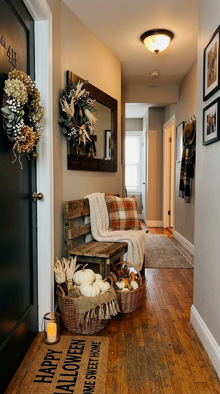 Rustic Farmhouse Entryway Bench