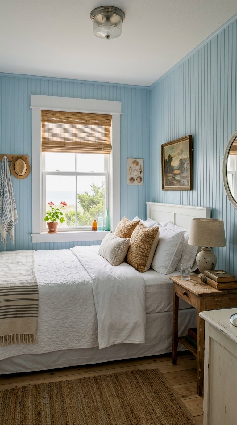 Coastal Cottage Beadboard Guest Nook