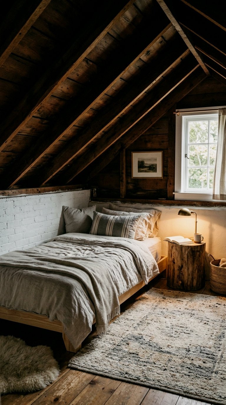 Cozy Attic Eaves Guest Sanctuary