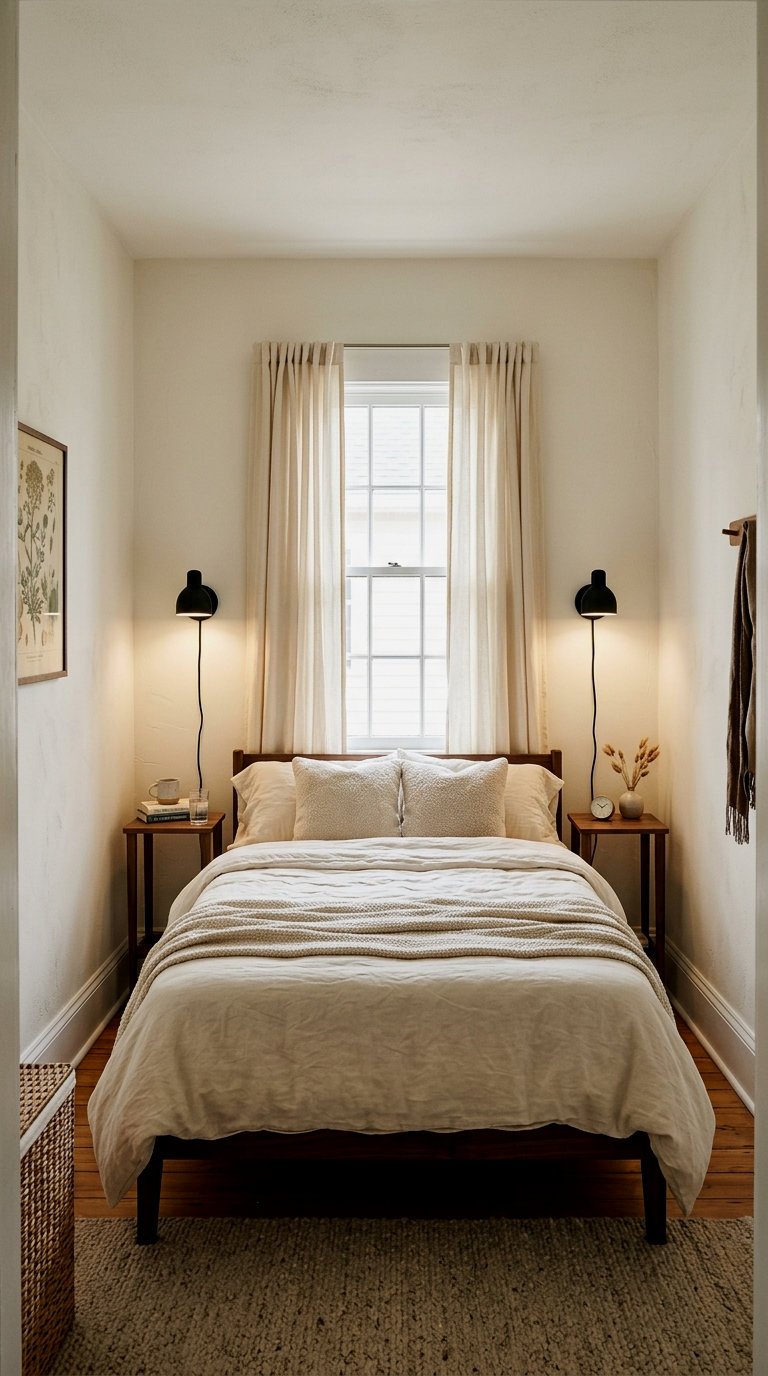 Symmetrical Sconce Lighting in a Tight Footprint